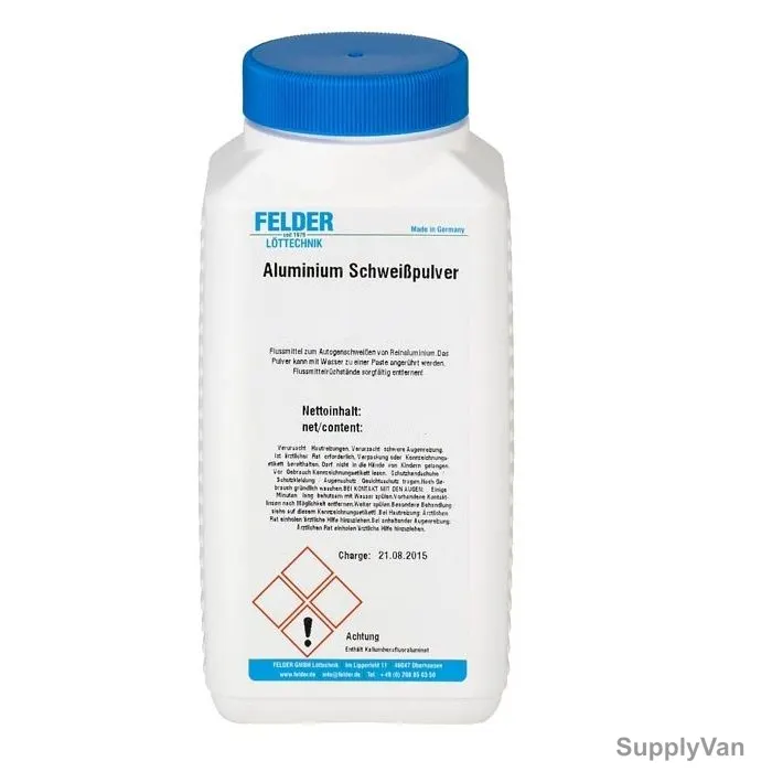 Felder Aluminum Welding Flux Powder, 26420060, 500GM