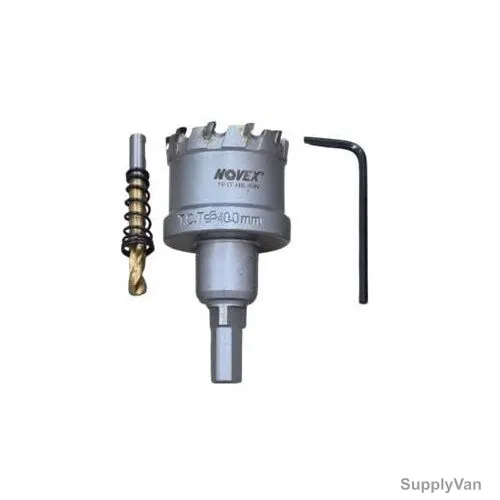 Novex Heavy Duty Hole Saw Cutter With Pilot Drill Bit, NHT-HS-50N, Bi-Metal, 17-22mm Cutting Depth, 50mm Cutting Dia — image 1