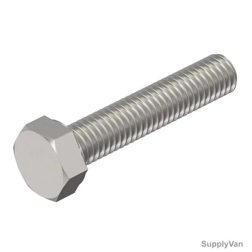 Hexagonal Bolt, 316 Stainless Steel, M12 x 20MM