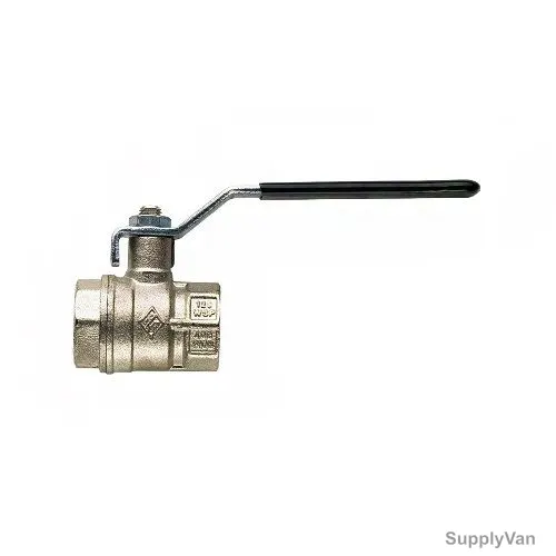 Rubinetterie Bresciane Brass Floating Ball Valves, 1510, Uni-Sfer Series, BSPT, 30 Bar, 1 Inch
