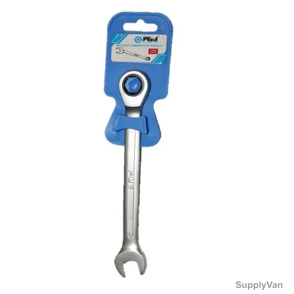 Wika Ratchet Combination Spanner, WK16119, Forged Steel, 19MM