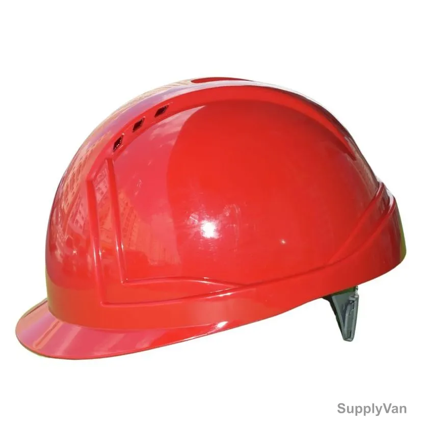 Perf Y-Shield DirectS Safety Helmet, M518241224, HDPE, Red