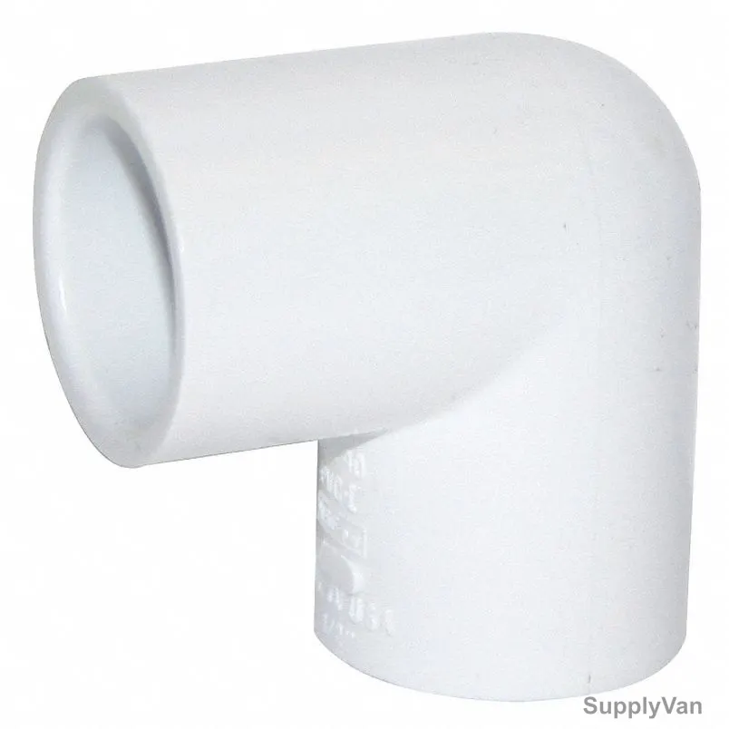 Gf High Pressure Elbow, PVC, 90 Degree, 1 Inch