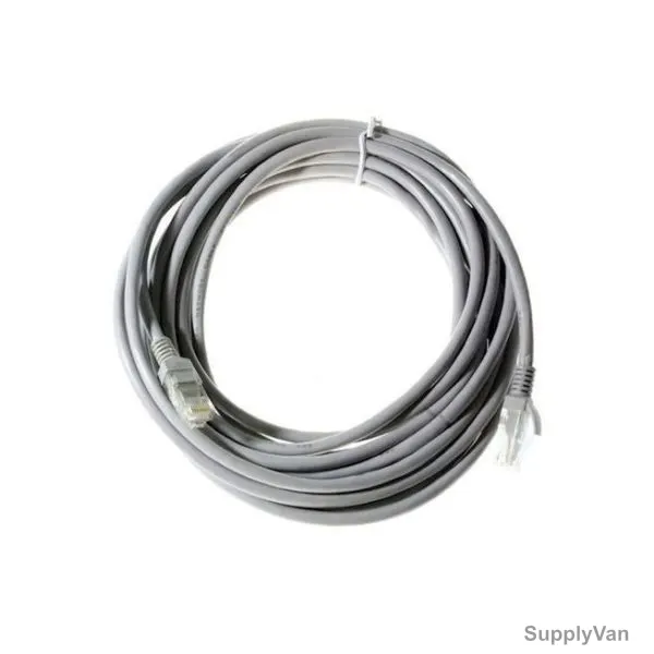LAN Cable, Cat-5e, RJ45 to RJ45 Male, 15 Mtrs, Grey