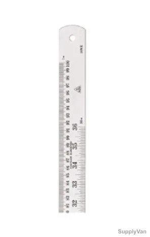 KDS Straight Ruler, SS10ME, SS-Series, 36 Inch