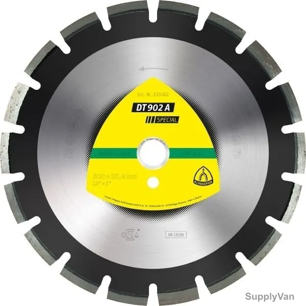 Klingspor Diamond Cutting Blade, DT902A, Special, 350MM