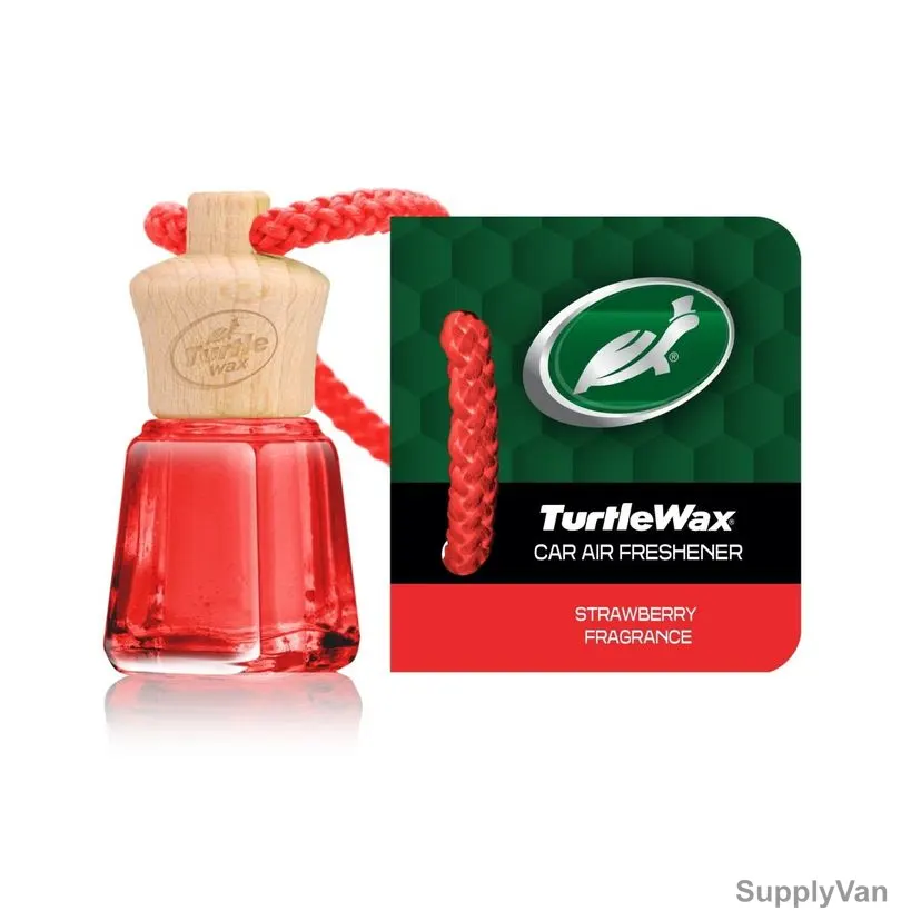 Turtlewax Wood Mini Car Air Freshener, Strawberry, 4.5ML
