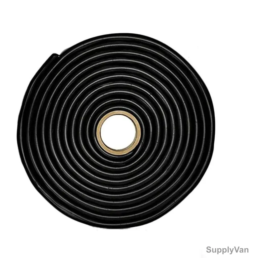 Butyl Seal Tape, Synthetic Rubber, 3MM Thk, 25MM Width x 15 Mtrs Length, Black