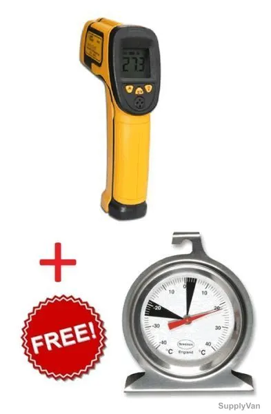 Smart Sensor Infrared Thermometer AS550 Combo w/ Freezer Thermometer