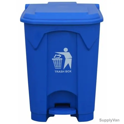 Brooks Pedal Waste Bin, BKS-PDL-1188, 80 Ltrs, Blue