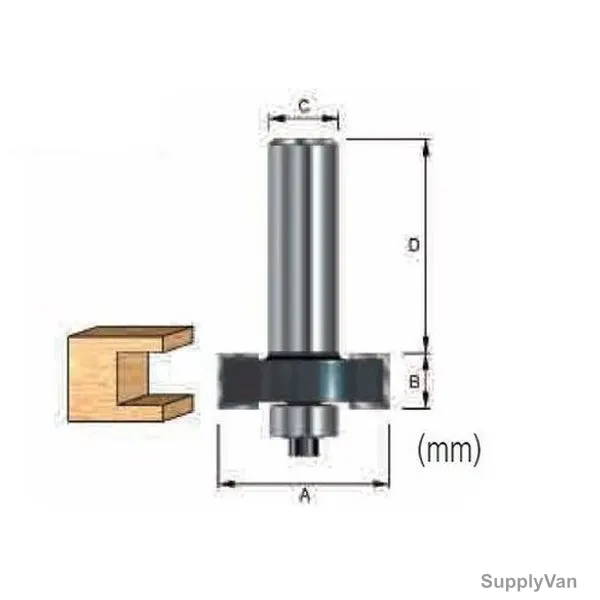 Makita Slotting Router Bit, D-12887, 31.8x9.5MM