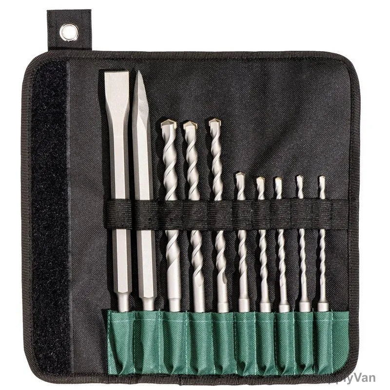 Metabo SDS-Plus Promotion Drill Bit and Chisel Set, 630824000, 10 Pcs/Set — image 1