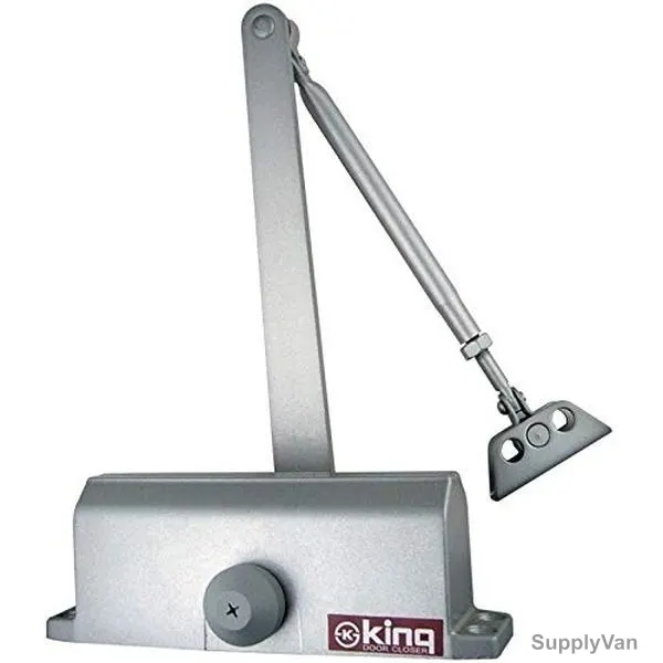 King Door Closer, K-71, Aluminium, Silver