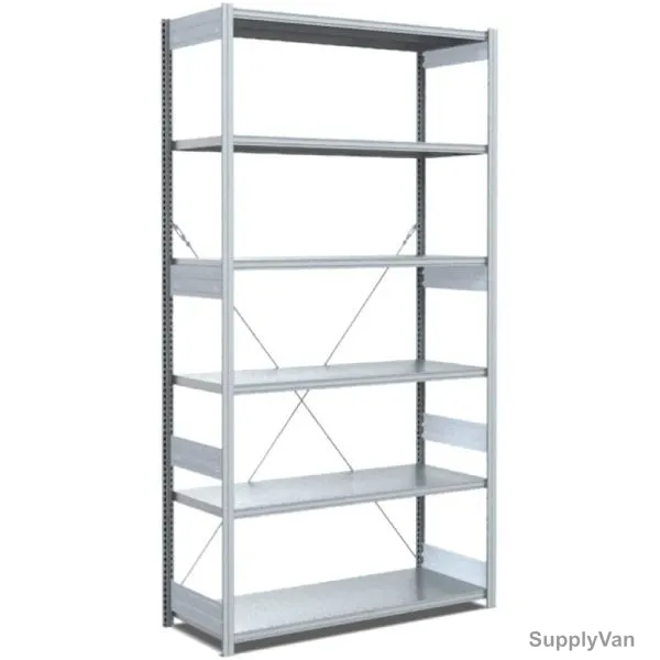 Bito Boltless Shelving With 6 Shelves, 10-17046, 2500 x 500MM, Galvanised — image 1