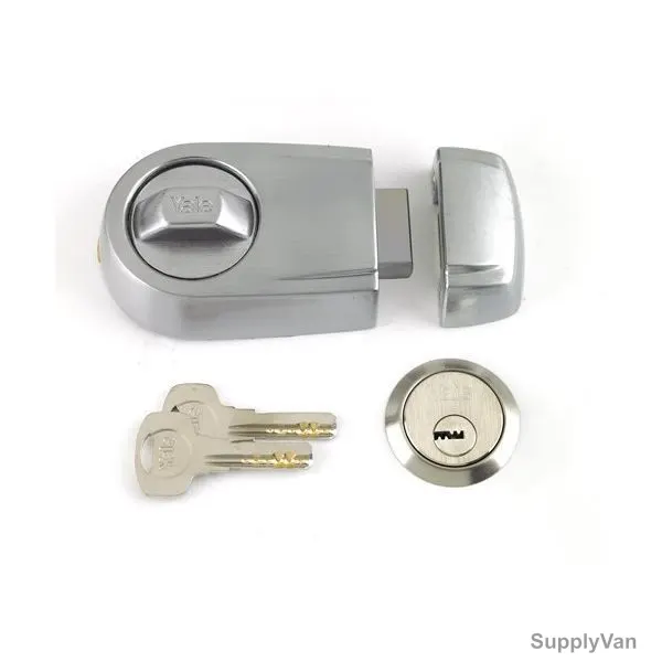 Yale Deadlocking Nightlatch, Y2D, Grey