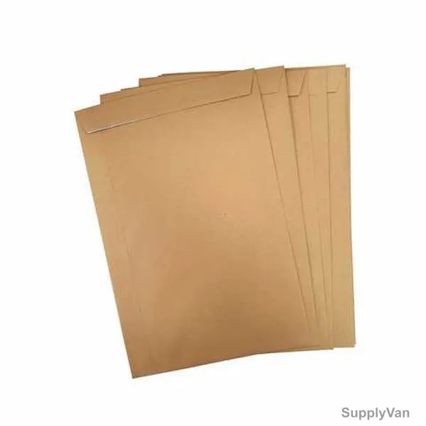 Maxi Envelope, Paper, 90 GSM, 12 x 10 Inch, Brown