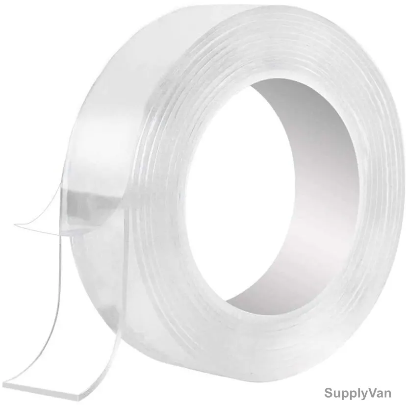 Reusable Nano Adhesive Tape, 30MM x 3 Mtrs, Clear