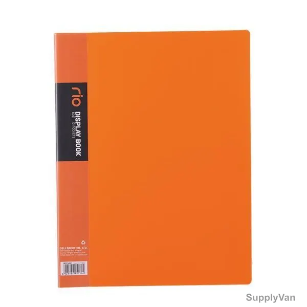 Deli Display File, E5031, Rio, 10 Pocket, Orange