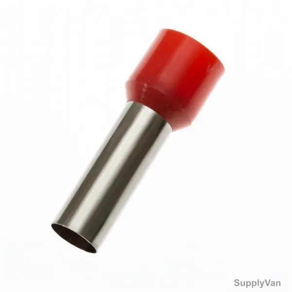 Cord End Terminal, CB-010006, Nylon, 6MM, Red, PK500 — image 1