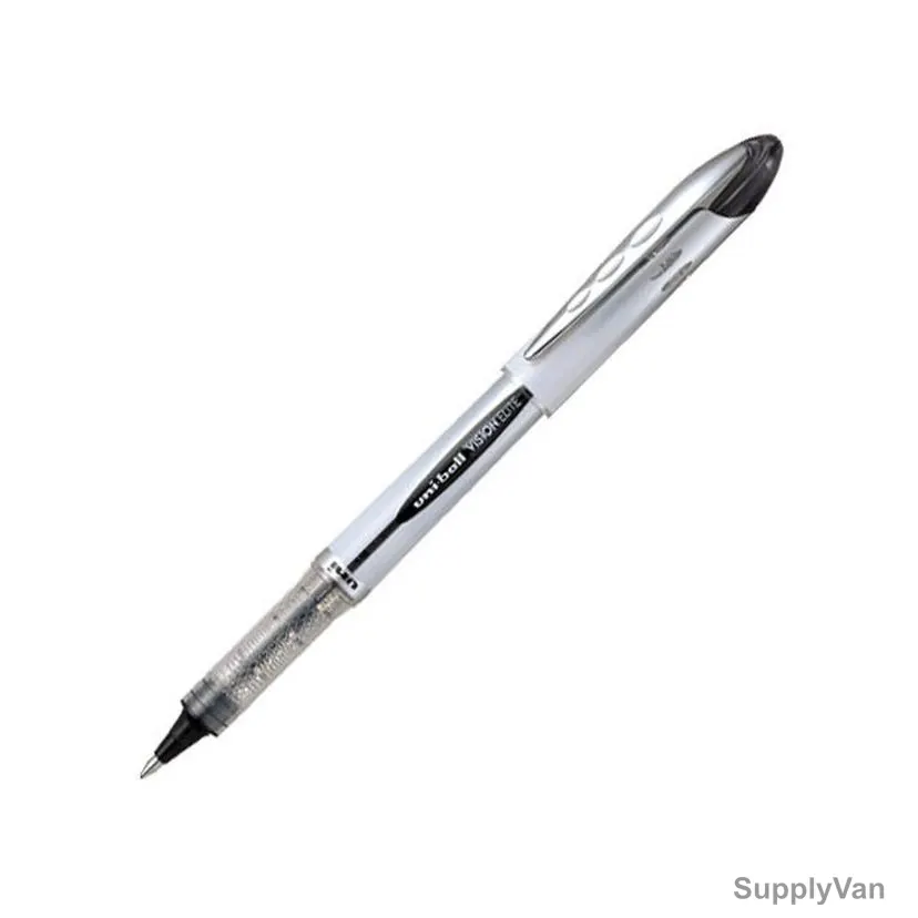 Uni-Ball Roller Ball Pen, UB200, Vision Elite, 0.8MM, Black, 12 Pcs/Pack