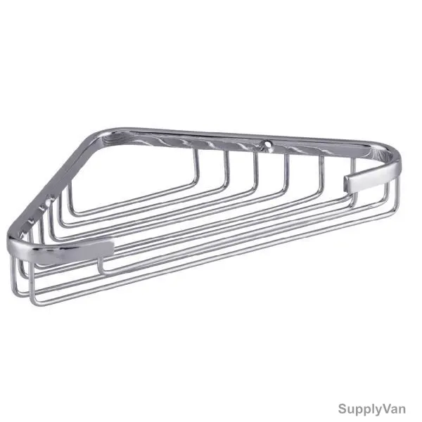 Anbi Corner Sponge Holder, ABHOT-4115-SS, Brass, Silver