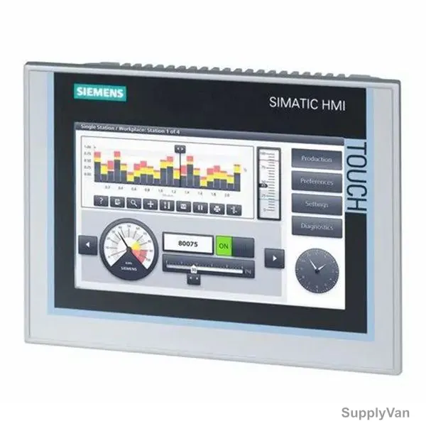 Siemens Touchscreen Comfort Panel, Simatic HMI TP700, 7 Inch, TFT, 12MB Memory Capacity — image 1
