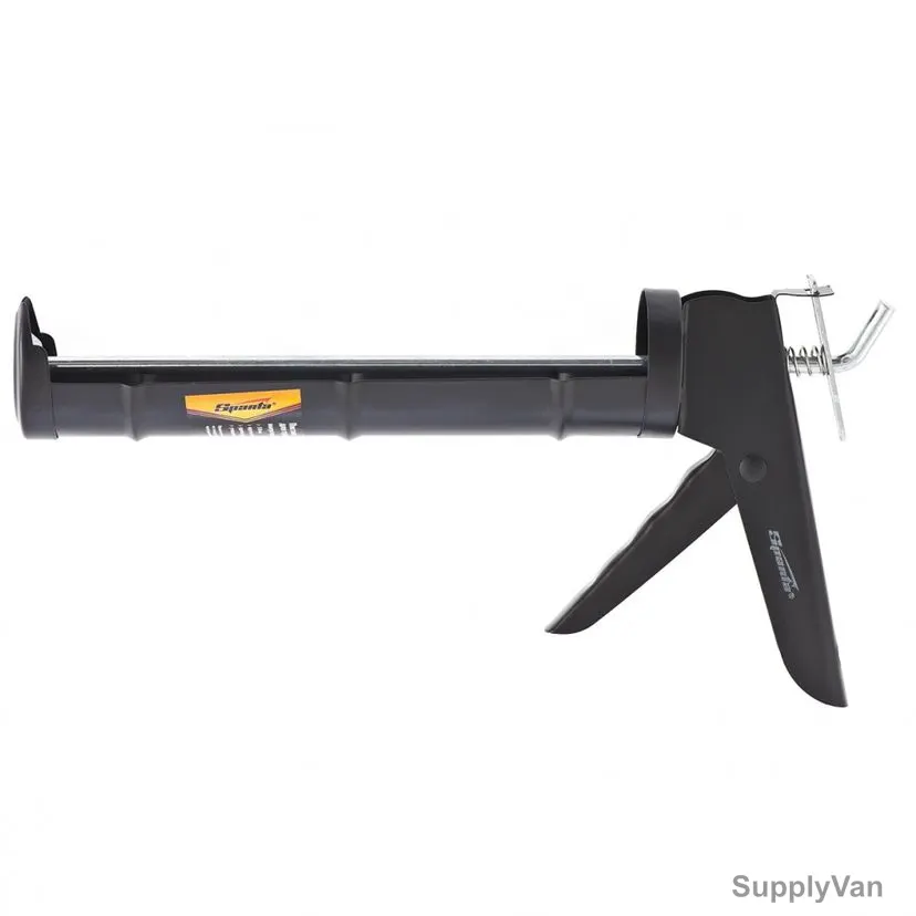 Sparta Half Open Caulking Gun, 886365, Aluminium/Steel, 310ML, Black