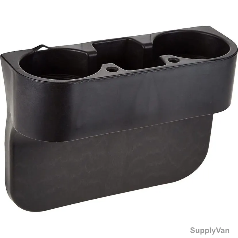 3 In 1 Portable Multifunctional Car Cup Holder, ABS Plastic, Black
