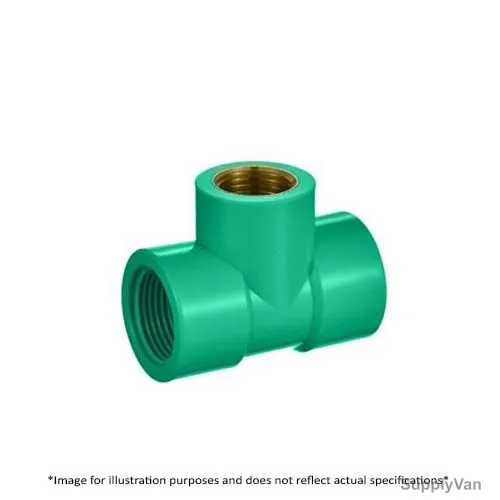 Atlas Shut Off Valve Body, APVB20X0-75, PPR, 20MM Dia x 3/4 Inch, Green