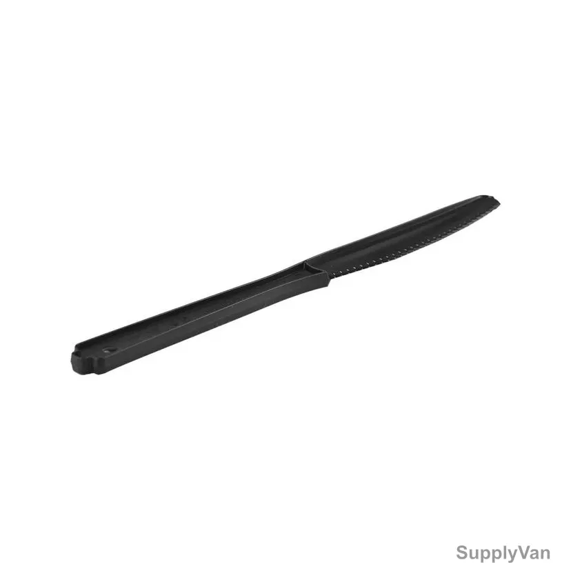 Hotpack Medium Duty Disposable Knife, PKMDPPB, Plastic, Black, 1000 Pcs/Pack