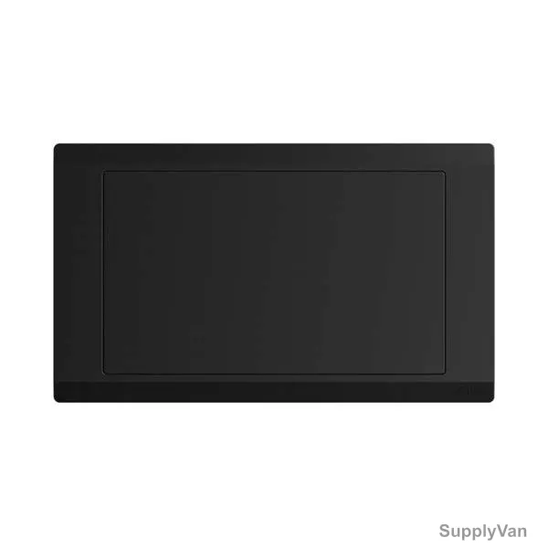 Abb Electrical Blank Wall Plate, BL505-885, lnora, 2 Gang, Starry Black