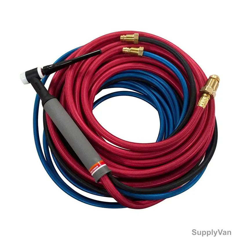 Lincoln Electric Water-Cooled TIG Torch, K1784-2, PTW-18 Series, 350A, 25 Feet Cable Length