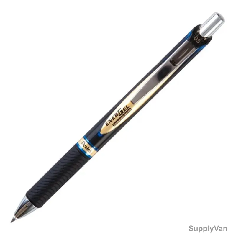 Pentel Energel Permanent Gel Roller Pen, PE-BLP75-01C, 0.5MM Tip, Blue
