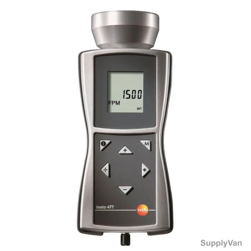 Testo LED Stroboscope, 477, 4800 LUX, 6500K — image 1
