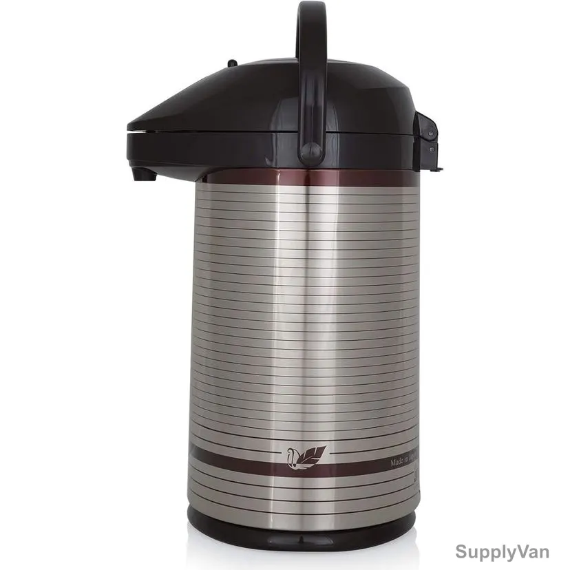 Peacock Vacuum Flask, Stainless Steel, 3 Ltrs Capacity, Brown — image 1