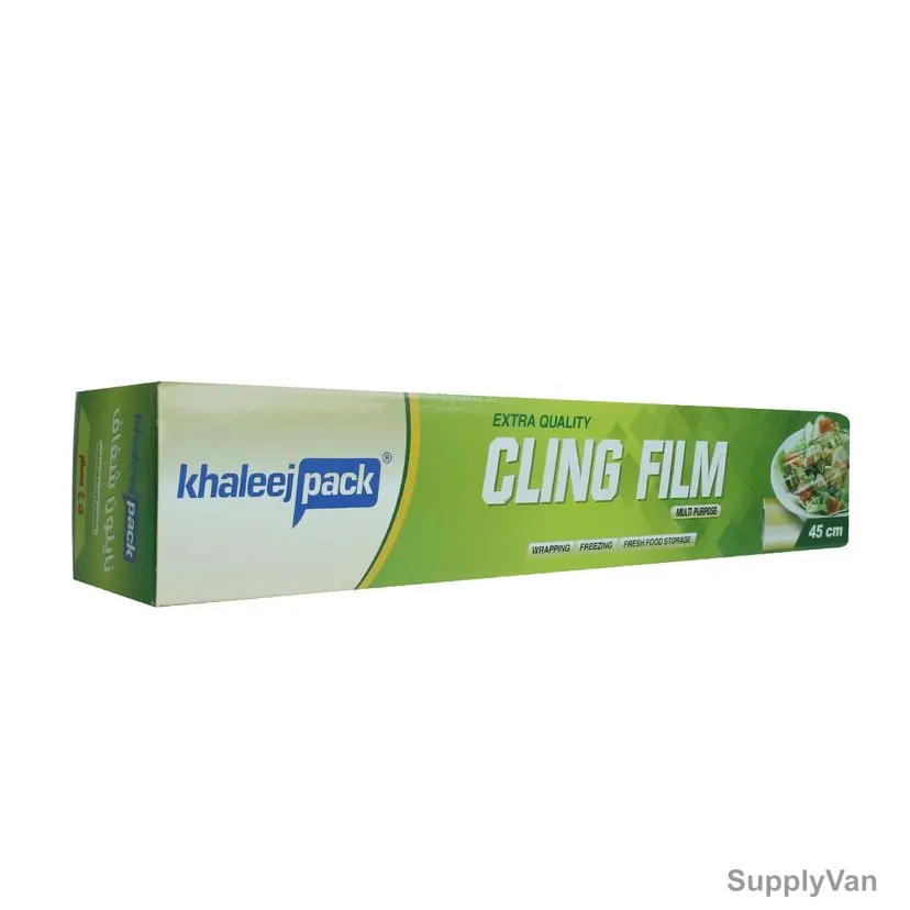 Khaleej Pack Multi-Purpose Cling Film, CF-453000, 45CM Width, 3 Kg