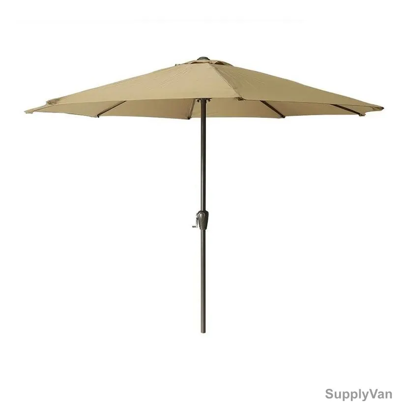 Yatai Garden Parasol Umbrella With Stand, 200 x 260CM, Khaki — image 1