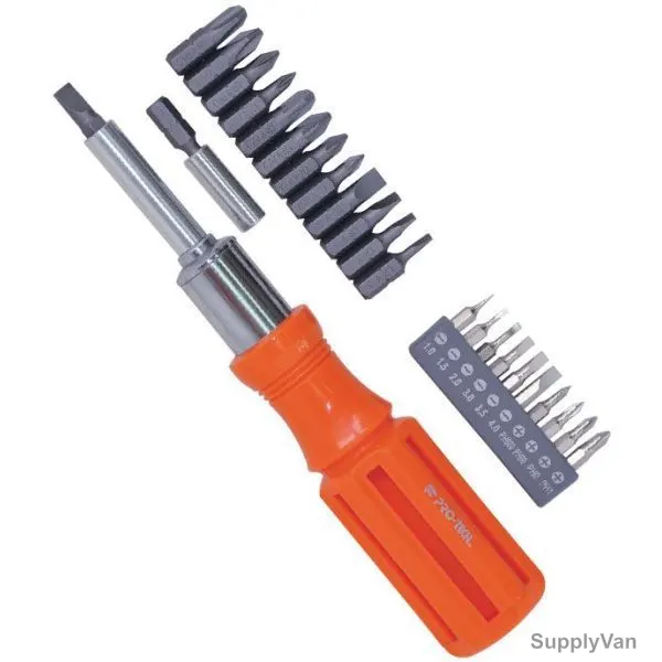 Pro-Tech Ratchet Screwdriver Set, 545125, 25PCS