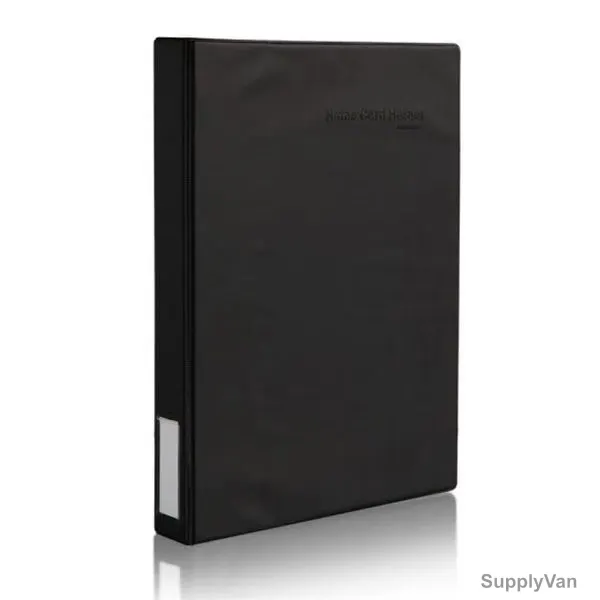 Deli Business Card Book, 5798, A4, 600 Pockets, Black — image 1