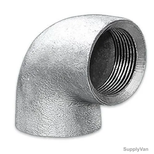 GI Standard Elbow, Threaded Type, 90 Degree, 1-1/2 Inch