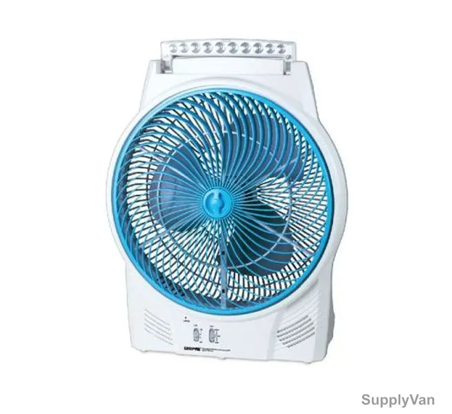 Geepas Rechargeable Fan With Led Light, GF9494, 17 Inch, 60W