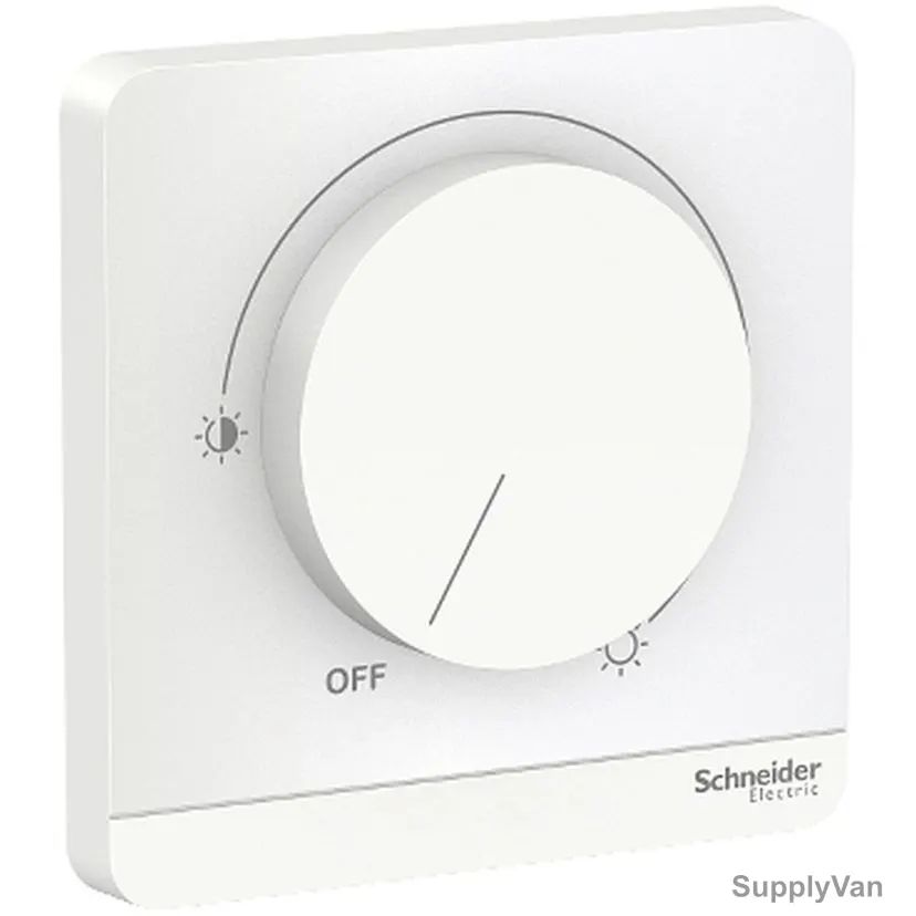 Schneider Electric Rotary Dimmer Switch, E8331RD250-WE, AvatarOn, 1 Gang, 250VAC, White