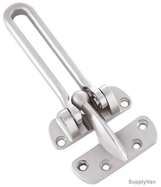 Dorfit Security Door Guard, DTDG001, Zinc Alloy, Satin Nickel
