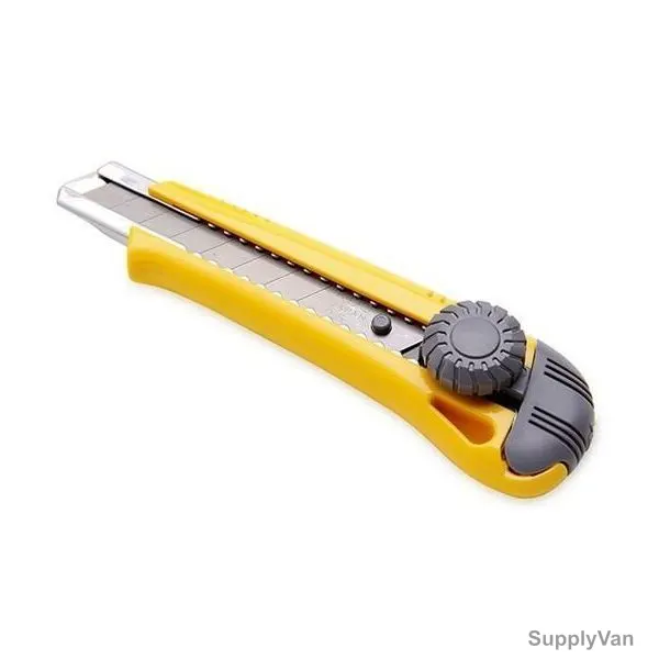 KDS Knife Blade W/ 2 Spare Blade, L-19YE, 18MM, 10 Pcs/Box
