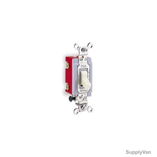 Hubbell 3 Way Toggle Switch, HUBHBL3033I, 30A, 120-277VAC