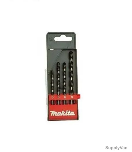 Makita Masonry Drill Bit Set, P-10182, 4PCS