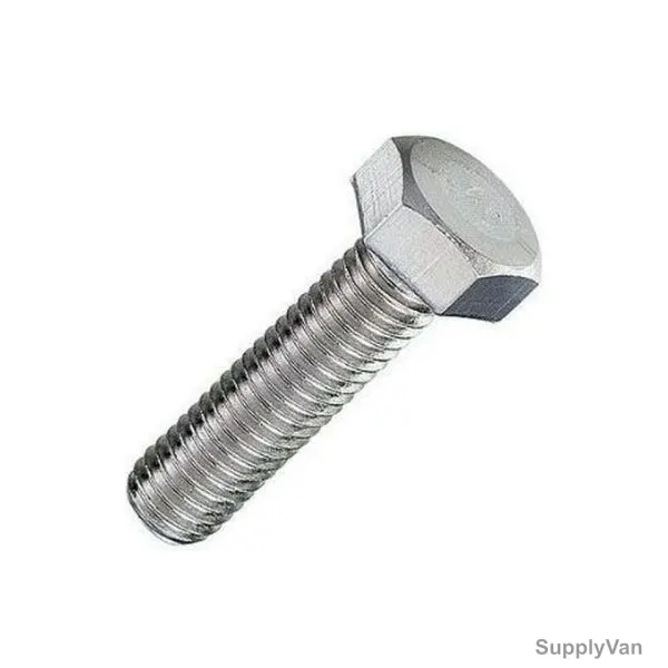 Hex Bolt, Stainless Steel 316, Grade A4-70, M24 Thread Size x 280MM Length