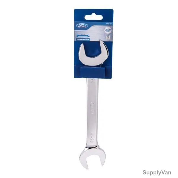 Ford Double Open Spanner, FHT-EI-035, 25 X 28MM, Silver