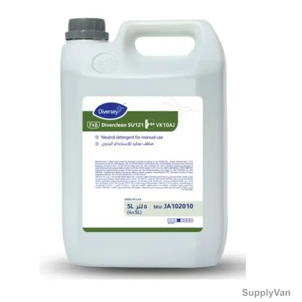 Diversey Diverclean SU121 Neutral Detergent, JA102010, 5 Ltrs, 4 Pcs/Pack