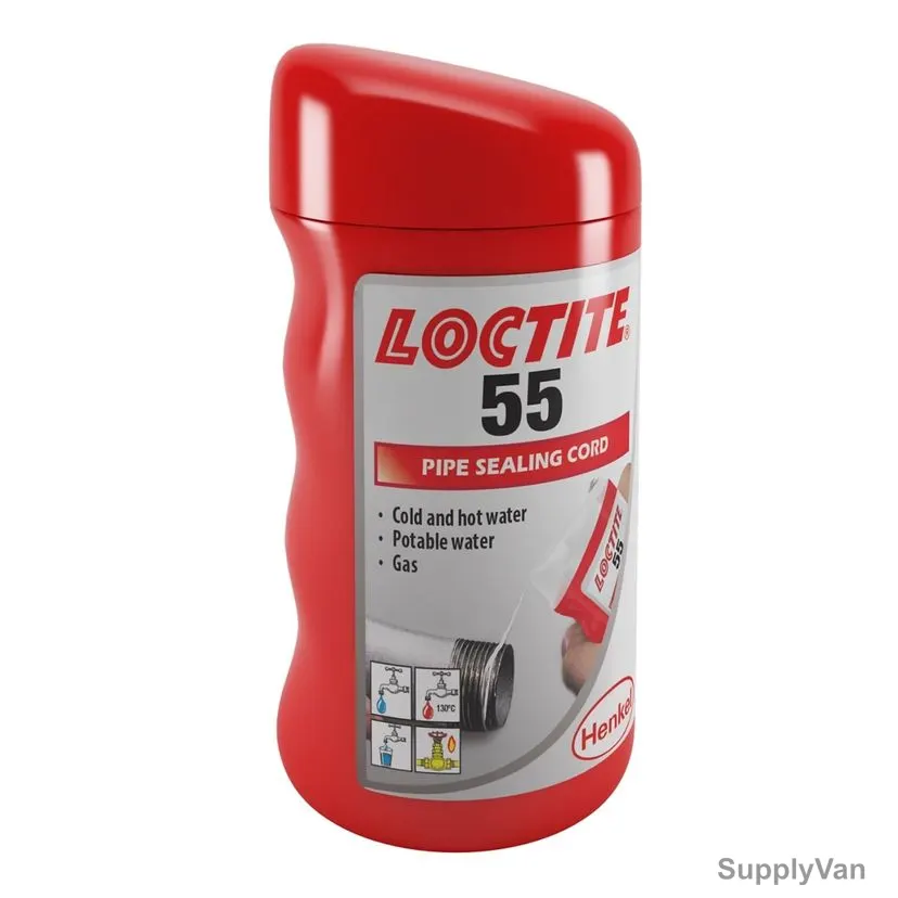 Loctite Pipe Sealing Cord, 55, 160 Mtrs Length